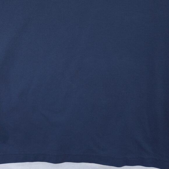 Travis Mathew Polo Mens XXL Red Navy Heather Stripe Logo Short Sleeve Golf Shirt - Picture 9 of 9